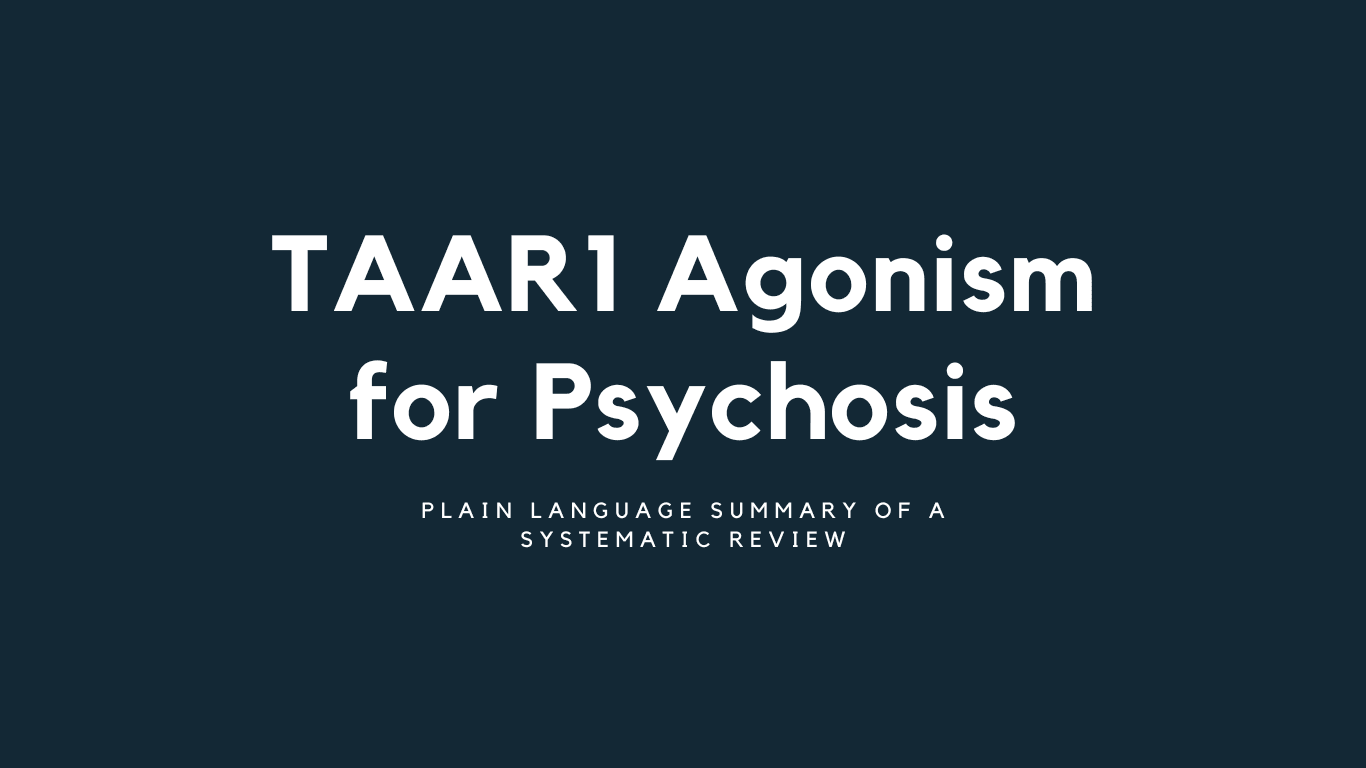 TAAR Agonism for Psychosis image